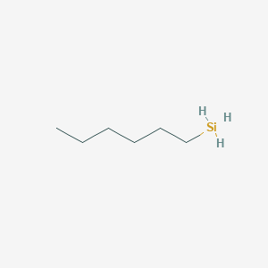 molecular formula C6H16Si B7803483 hexylsilane 