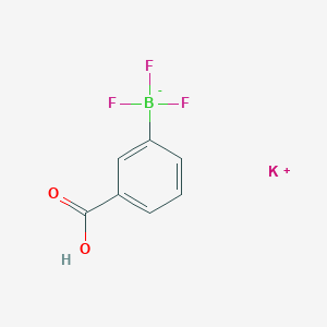 molecular formula C7H5BF3KO2 B7803586 potassium;(3-carboxyphenyl)-trifluoroboranuide 