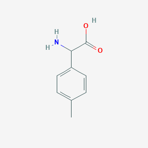 molecular formula C9H11NO2 B078038 2-氨基-2-(4-甲基苯基)乙酸 CAS No. 13227-01-5
