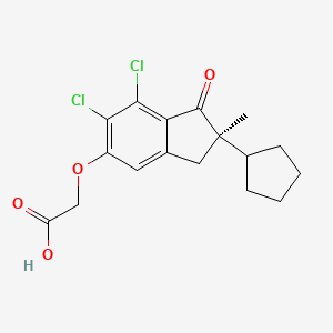 molecular formula C17H18Cl2O4 B7803827 R(+)-IAA-94 
