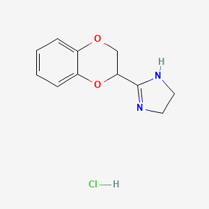 molecular formula C11H13ClN2O2 B7803843 Idazoxan Hydrochloride CAS No. 90755-83-2