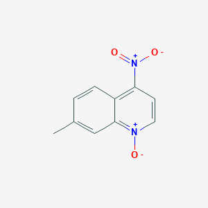 molecular formula C10H8N2O3 B078039 7-Methyl-4-nitroquinoline 1-oxide CAS No. 14753-13-0