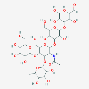 molecular formula C32H55NO25 B7803940 lacto-n-Fucopentaose III 