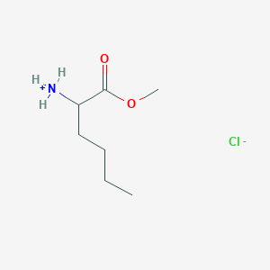 molecular formula C7H16ClNO2 B7804014 (1-methoxy-1-oxohexan-2-yl)azanium;chloride 