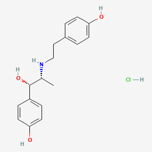 molecular formula C17H22ClNO3 B7804088 Ritodrine Hydrochloride CAS No. 52447-11-7