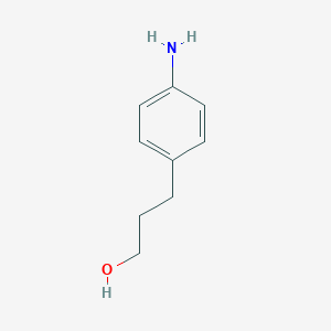 molecular formula C9H13NO B078041 3-(4-Aminophenyl)propan-1-ol CAS No. 14572-92-0