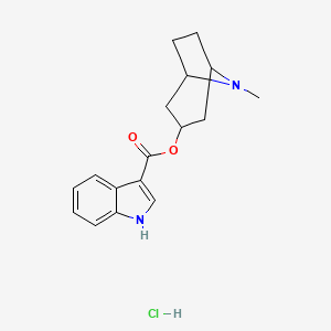 molecular formula C17H21ClN2O2 B7804126 Tropisetron hydrochloride 
