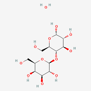 molecular formula C12H22O11.H2O<br>C12H24O12 B7804260 D-Lactose monohydrate CAS No. 66857-12-3