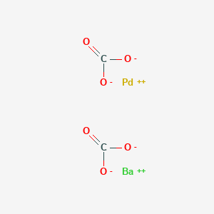 molecular formula C2BaO6Pd B7804381 barium(2+);palladium(2+);dicarbonate 