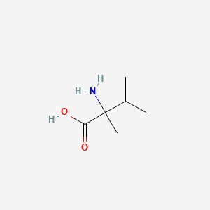 molecular formula C6H13NO2 B7804390 2-Amino-2,3-dimethylbutanoic acid CAS No. 4378-19-2