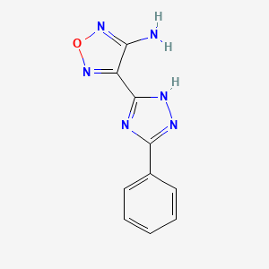 4-(5-Phenyl-1 h-1,2,4-triazol-3-yl)furazan-3-amine