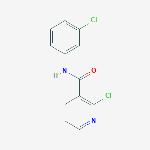 molecular formula C12H8Cl2N2O B7804451 2-Chloro-N'-3'-(3-chlorophenyl)nicotinamide 