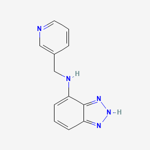 N-(3-Pyridinylmethyl)-1H-1,2,3-benzotriazol-7-amine
