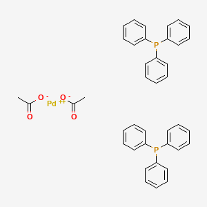 molecular formula C40H36O4P2Pd B7804556 Bis(triphenylphosphinepalladium) acetate 