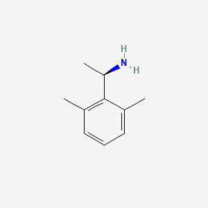 molecular formula C10H15N B7804586 (1R)-1-(2,6-dimethylphenyl)ethylamine 