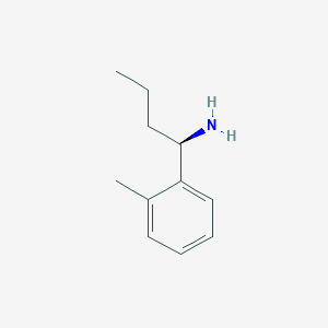 molecular formula C11H17N B7804636 (R)-1-(o-tolyl)Butan-1-amine 