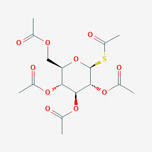 molecular formula C16H22O10S B078048 1-Thio-beta-D-glucose pentaacetate CAS No. 13639-50-4