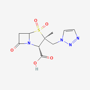 molecular formula C10H12N4O5S B7804962 Tazobactam acid 
