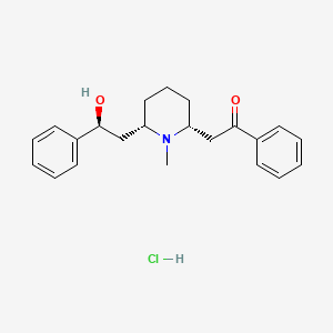 molecular formula C22H28ClNO2 B7805004 Lobeline hydrochloride 