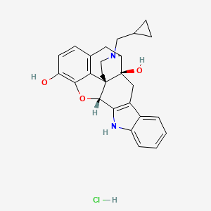 (1S,2S,13R)-22-(cyclopropylmethyl)-14-oxa-11,22-diazaheptacyclo[13.9.1.01,13.02,21.04,12.05,10.019,25]pentacosa-4(12),5,7,9,15,17,19(25)-heptaene-2,16-diol;hydrochloride