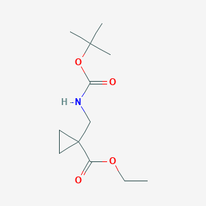 Ethyl 1-(((tert-butoxycarbonyl)amino)methyl)cyclopropane-1-carboxylate