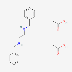 molecular formula C20H28N2O4 B7805159 N,N'-Dibenzylethylenediamine diacetate CAS No. 17679-63-9