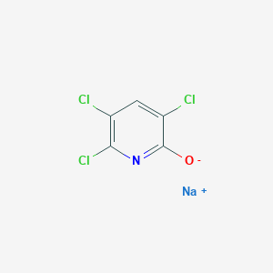 molecular formula C5HCl3NNaO B7805225 sodium;3,5,6-trichloropyridin-2-olate 