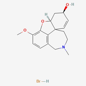 molecular formula C17H22BrNO3 B7805333 Galanthamine hydrobromide 
