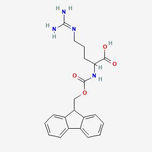molecular formula C21H24N4O4 B7805534 Fmoc-D-Arg-OH 
