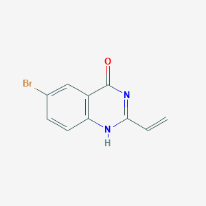 molecular formula C10H7BrN2O B7805633 6-bromo-2-ethenyl-1H-quinazolin-4-one 