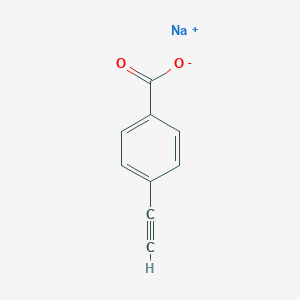 molecular formula C9H5NaO2 B7805834 sodium;4-ethynylbenzoate 