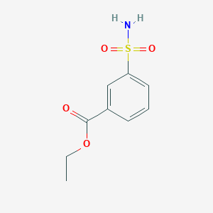 molecular formula C9H11NO4S B7806128 Ethyl 3-sulfamoylbenzoate 