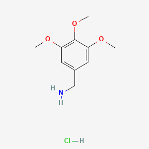 molecular formula C10H16ClNO3 B7806164 3,4,5-Trimethoxybenzylamine hydrochloride 