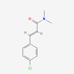 molecular formula C11H12ClNO B7806186 (2E)-3-(4-chlorophenyl)-N,N-dimethyl-2-propenamide 