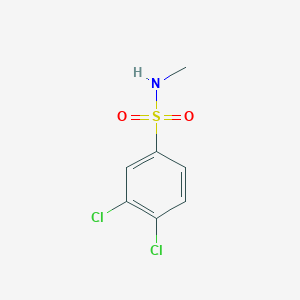 molecular formula C7H7Cl2NO2S B7806210 Benzenesulfonamide, 3,4-dichloro-N-methyl- CAS No. 5836-54-4