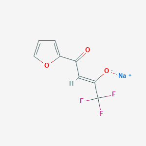 molecular formula C8H4F3NaO3 B7806224 Sodium 1,1,1-trifluoro-4-(furan-2-yl)-4-oxobut-2-en-2-olate CAS No. 1173466-55-1