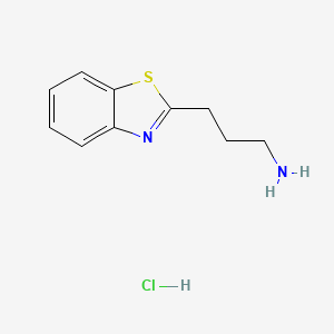 3-(1,3-Benzothiazol-2-yl)propan-1-amine hydrochloride