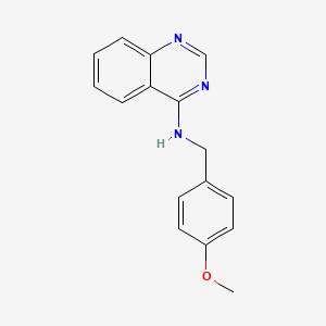 N-[(4-methoxyphenyl)methyl]quinazolin-4-amine