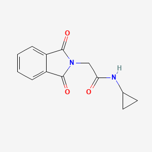 N-cyclopropyl-2-(1,3-dioxo-2,3-dihydro-1H-isoindol-2-yl)acetamide