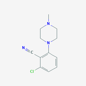 2-Chloro-6-(4-methylpiperazin-1-yl)benzonitrile