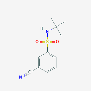 N-tert-butyl-3-cyanobenzene-1-sulfonamide