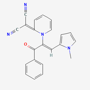molecular formula C22H16N4O B7806306 MFCD07275293 