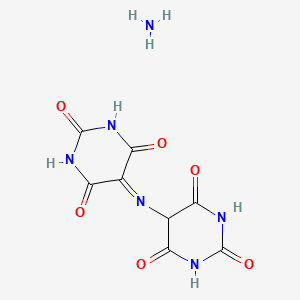 molecular formula C8H8N6O6 B7806349 azane;5-[(2,4,6-trioxo-1,3-diazinan-5-yl)imino]-1,3-diazinane-2,4,6-trione 