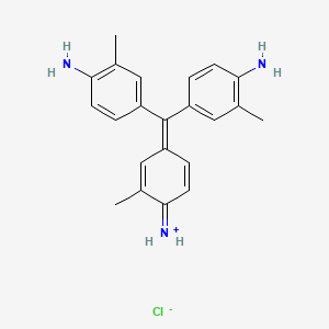 molecular formula C22H24ClN3 B7806353 ISO RUBINE 