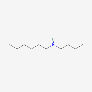 molecular formula C10H23N B7806383 Hexylamine, N-butyl- CAS No. 30278-08-1