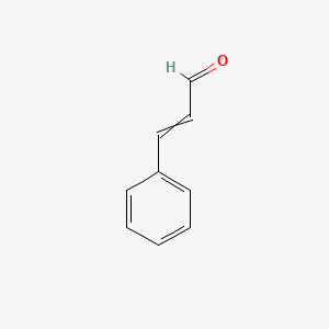 molecular formula C9H8O B7806391 3-Phenylprop-2-enal 