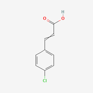molecular formula C9H7ClO2 B7806404 2-Propenoic acid, 3-(4-chlorophenyl)- 