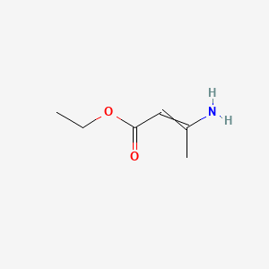 molecular formula C6H11NO2 B7806438 2-Butenoic acid, 3-amino-, ethyl ester 