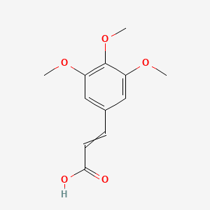 molecular formula C12H14O5 B7806448 3-(3,4,5-Trimethoxyphenyl)-2-propenoic acid 