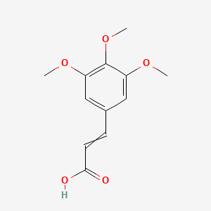 molecular formula C12H14O5 B7806448 2-Propenoic acid, 3-(3,4,5-trimethoxyphenyl)- 
